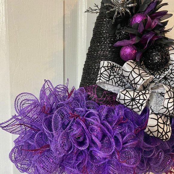 Purple Fancy Witch Hat for Halloween! - Picture 2 of 6